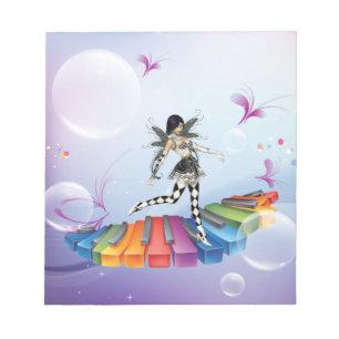 Bloc De Notas Faerie Musical Keyboard