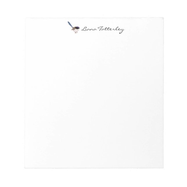 Bloc De Notas Fairy Wren (Frente)