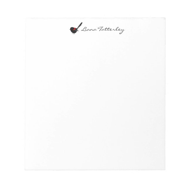 Bloc De Notas Fairy Wren (Frente)