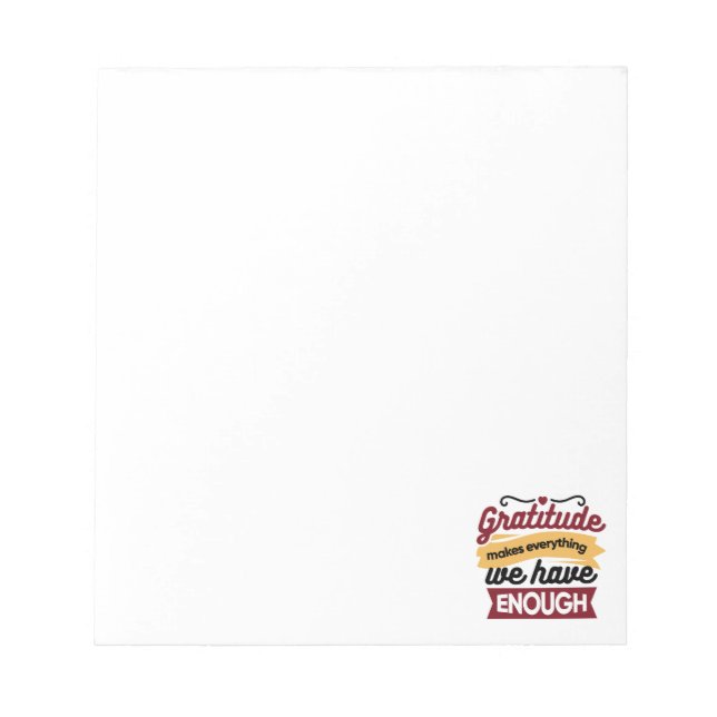 Bloc De Notas Faith and Gratitude Artwork – Uplifting Christian  (Frente)