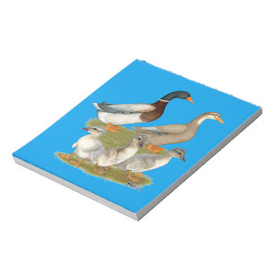 Bloc De Notas Familia de patos de Sajonia