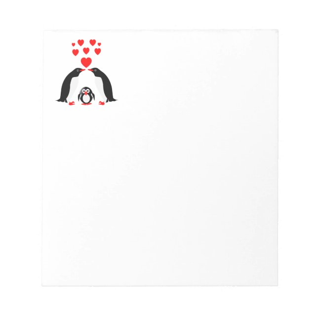Bloc De Notas Familia Penguins (Frente)