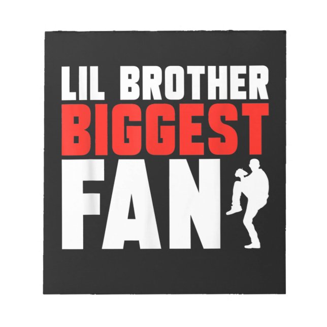 Bloc De Notas Famoso Hermano de Pitcher de Béisbol (Frente)