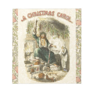 Bloc De Notas Fantasma de la Navidad Presente Scrooge