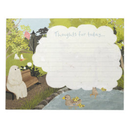 Bloc De Notas Fantasma lindo - Verano del estanque de pato