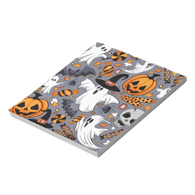 Bloc De Notas Fantasmas fantasmagóricos y adorables monstruos ad (Lado Izquierdo)