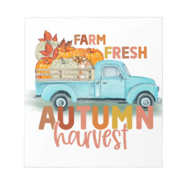 Bloc De Notas Farm Fresh Autumn Harvest Notepad