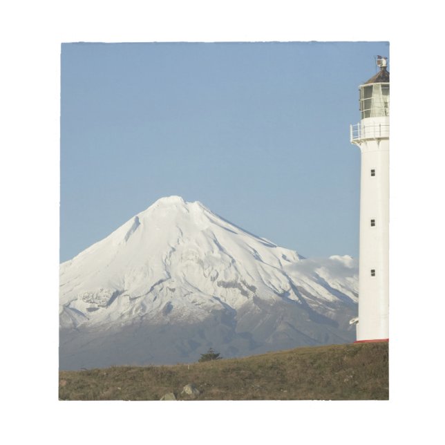 Bloc De Notas Faro de Cape Egmont y Mt Taranaki / Mt (Frente)