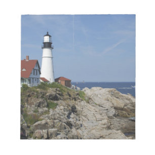 Bloc De Notas Faro de Portland Head, Cape Elizabeth,Maine,