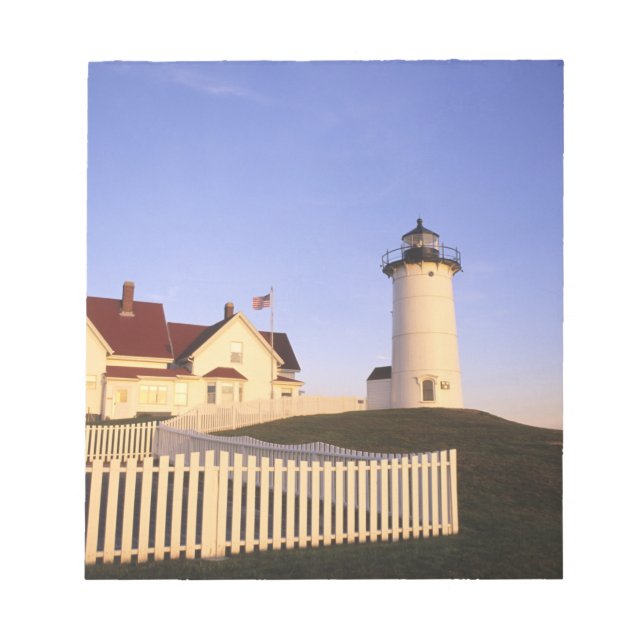Bloc De Notas Faro Nobska, Woods Hole, Massachusetts (Frente)
