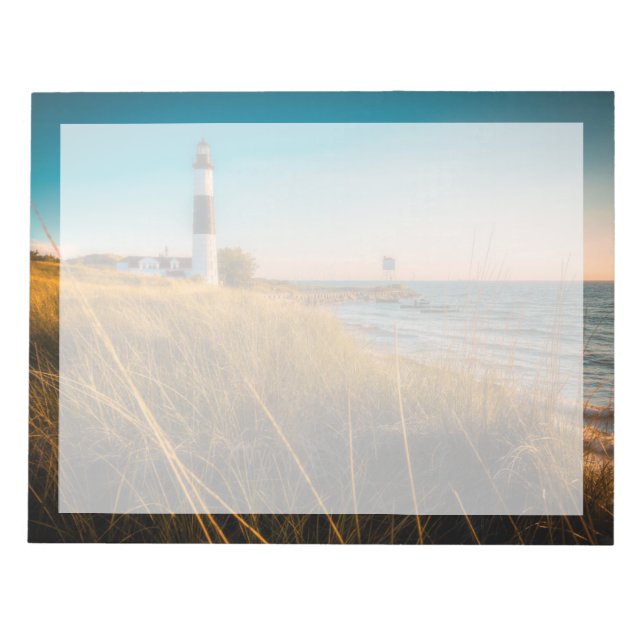 Bloc De Notas Faros | Big Sable Lighthouse Ludington, MI (Frente)