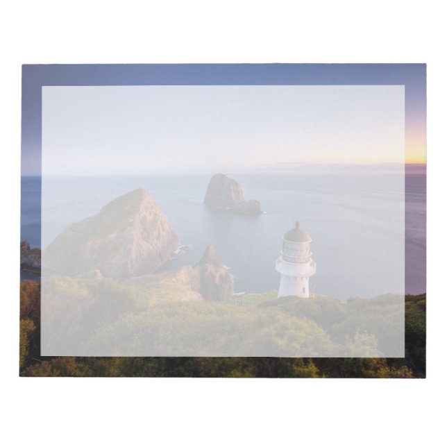Bloc De Notas Faros | Faro Cabo Brett Nueva Zelanda (Frente)