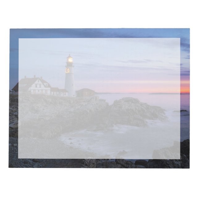 Bloc De Notas Faros | Faro Cape Elizabeth Maine (Frente)
