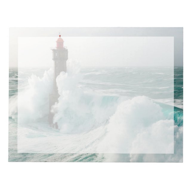 Bloc De Notas Faros | Faro de Jument Ouessant France (Frente)