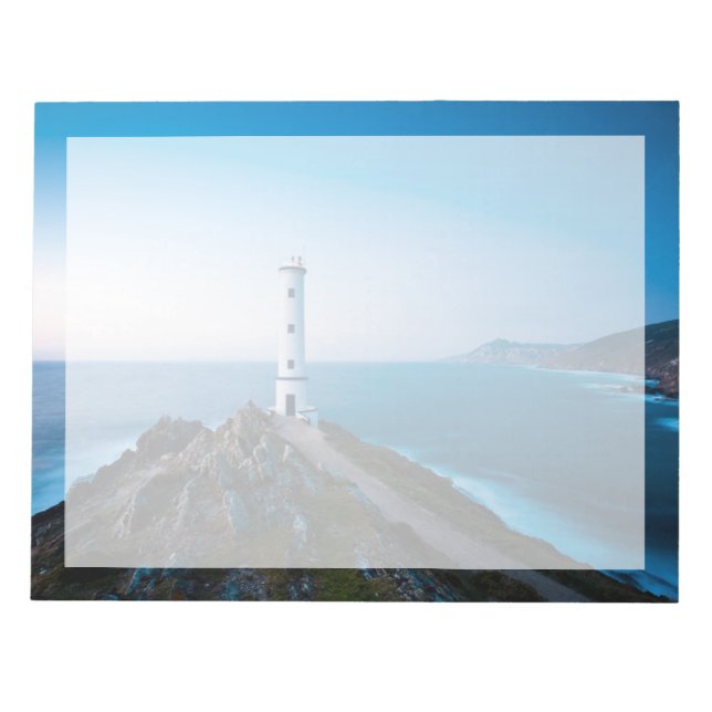Bloc De Notas Faros | Faro Hogar de Cabo Cangas España (Frente)