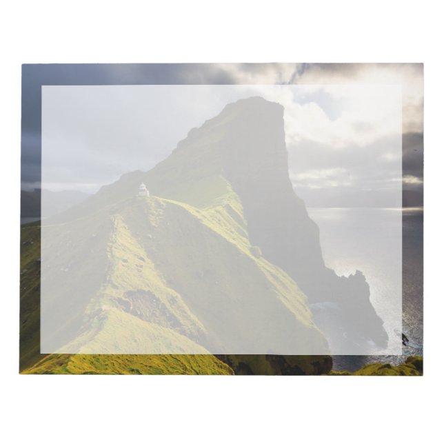 Bloc De Notas Faros | Islas Feroe Dinamarca (Frente)