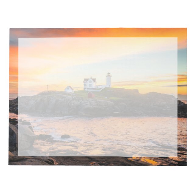 Bloc De Notas Faros | Nubble Lighthouse Maine (Frente)