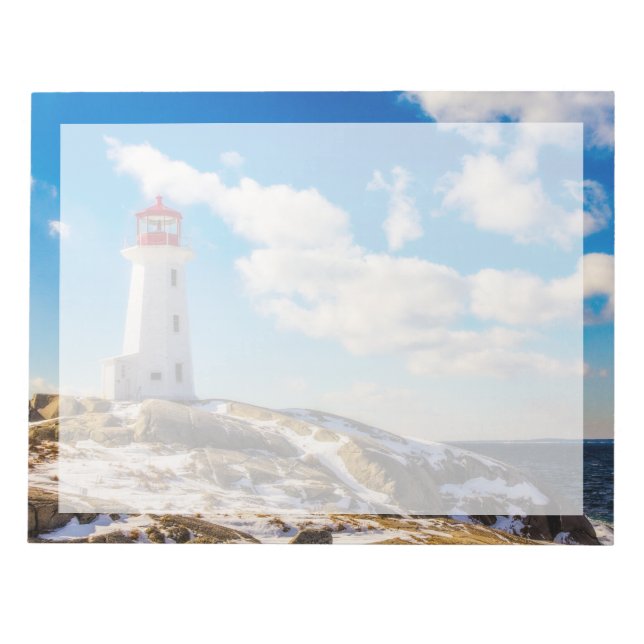 Bloc De Notas Faros | Peggy's Cove Nova Scotia (Frente)