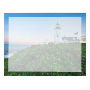 Bloc De Notas Faros   Point Lighthouse Bristol Maine