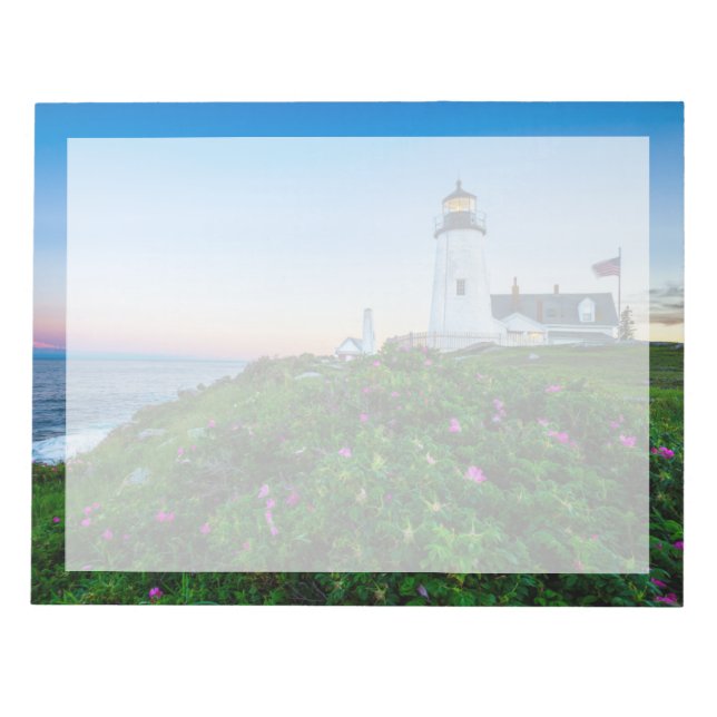 Bloc De Notas Faros | Point Lighthouse Bristol Maine (Frente)