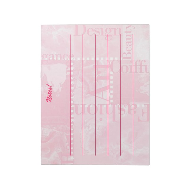 Bloc De Notas FASHION - Notepad (Lado Izquierdo)