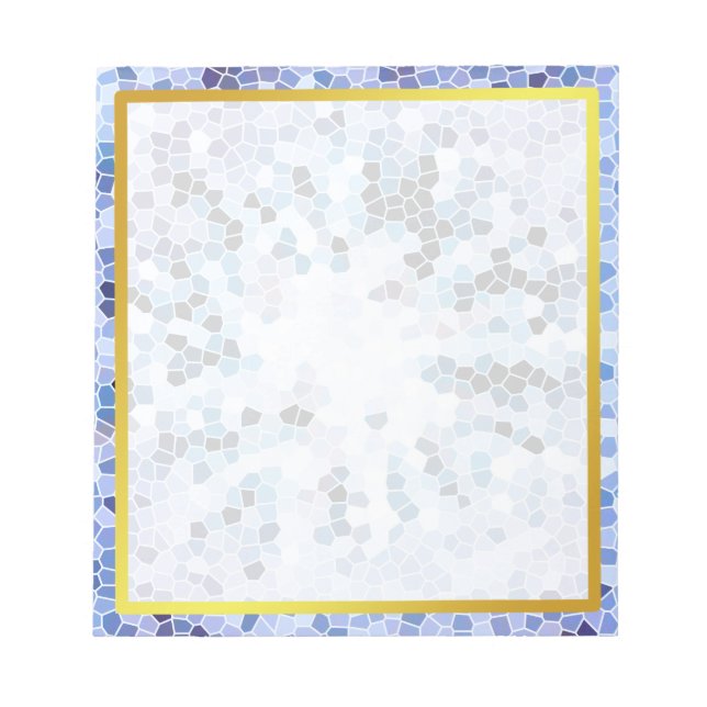 Bloc De Notas Faux Boarder Marble Fotografía de oro Autograph (Frente)