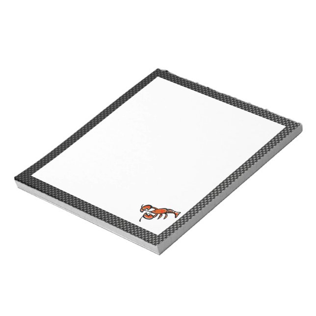 Bloc De Notas Faux Carbon Fibra Lobster (Lado Izquierdo)