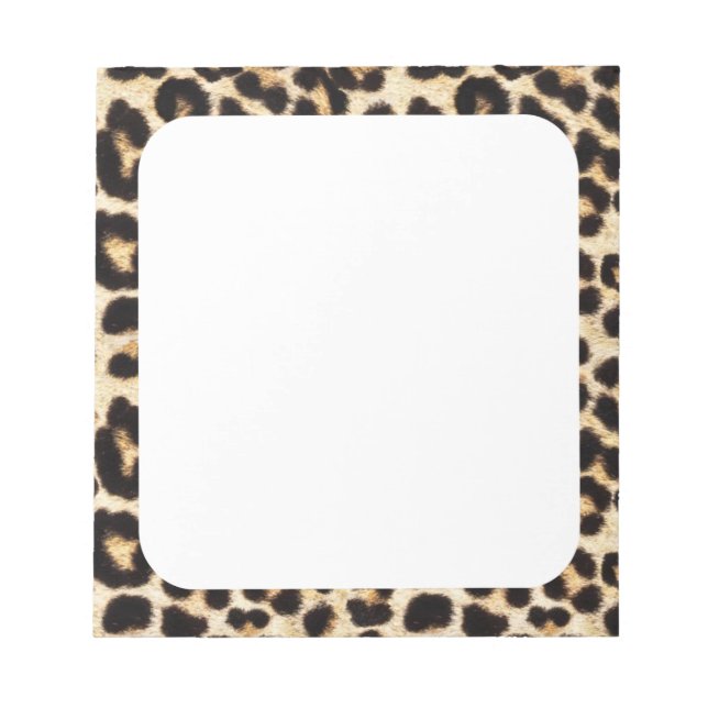 Bloc De Notas Faux Leopard Fur (Frente)