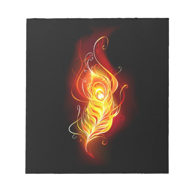 Bloc De Notas Feather Peacock (Frente)