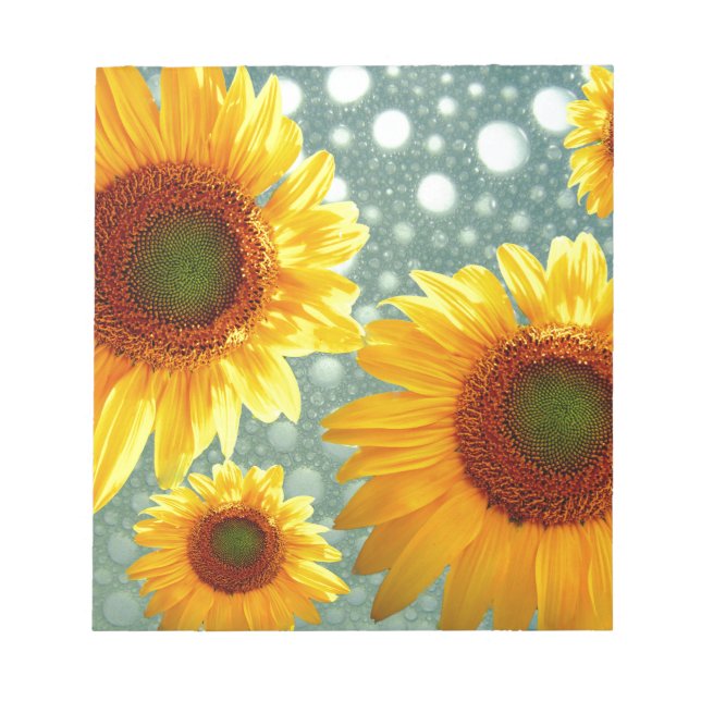 Bloc De Notas Felices girasoles (Frente)