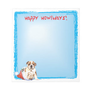 Bloc De Notas Feliz Bulldog de Howlidays