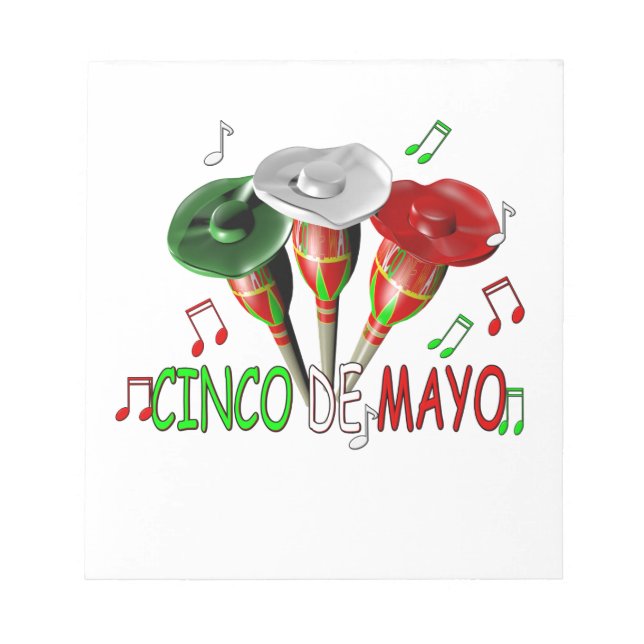 Bloc De Notas Feliz Cinco de Mayo (Frente)