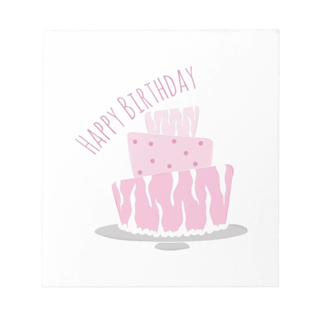 Bloc De Notas Feliz cumpleaños (Frente)