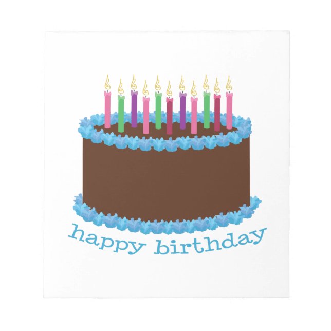 Bloc De Notas Feliz cumpleaños (Frente)