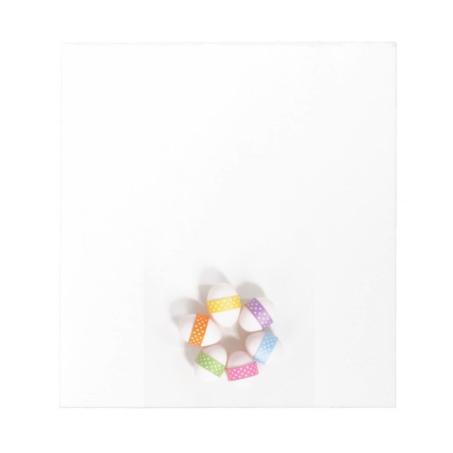 Bloc de notas feliz de Pascua (Frente)