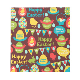 Bloc De Notas Feliz Día de Pascua - Conejo Patrón y Pascua de Hu