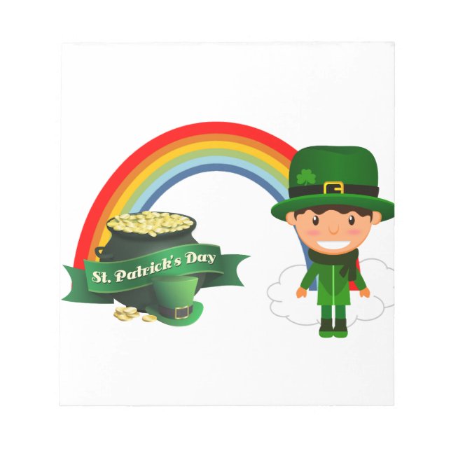 BLOC DE NOTAS FELIZ DÍA DE SAN PATRICK (Frente)