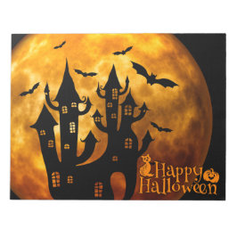 Bloc De Notas Feliz Halloween (luna llena)
