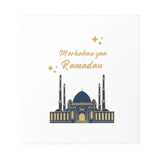 Bloc De Notas Feliz Ramadan Kareem -Citas de Eid Mubarak (Frente)
