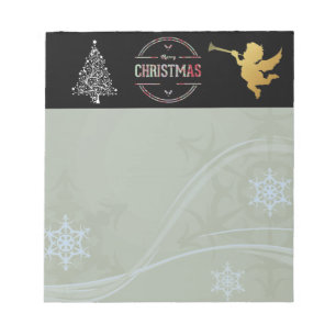 Bloc De Notas Feliz Saludo de Navidad