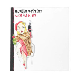 Bloc De Notas Femme Fatale Murder Mystery Small Notepad