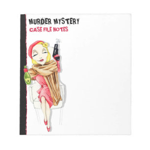Bloc De Notas Femme Fatale Murder Mystery Small Notepad