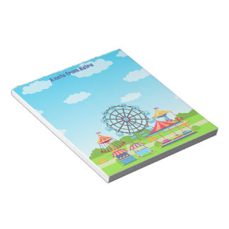 Bloc De Notas Feria del parque de atracciones