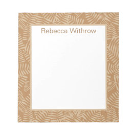 Bloc De Notas Fern deja el Camel Notepad