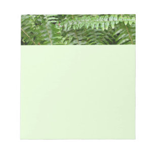 Bloc De Notas Fern Fronds I Green Nature