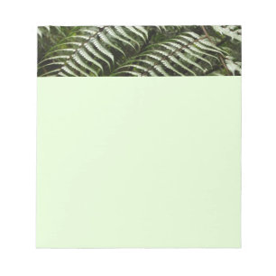 Bloc De Notas Fern Fronds II Naturaleza verde oscura