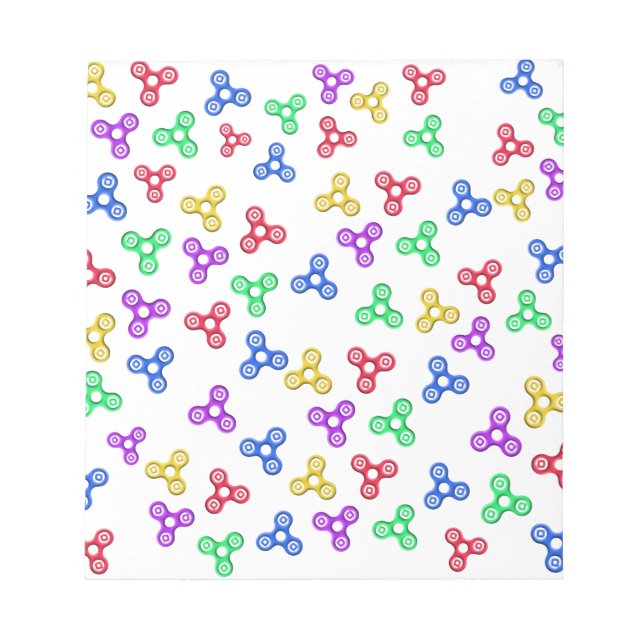 Bloc De Notas Fidget Spinners (Frente)