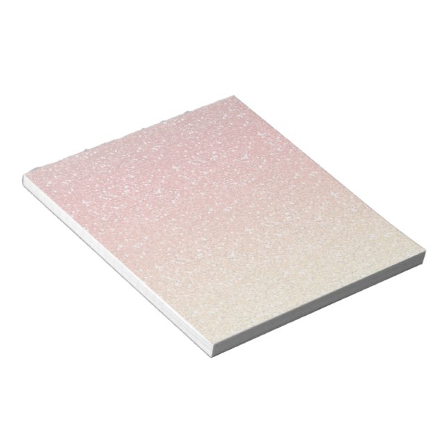 Bloc De Notas Fiery Ombre con efecto Purpurina (Lado Derecho)