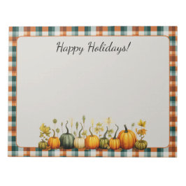 Bloc De Notas Fiesta de calabaza perfecto Caída de Acción de Gra