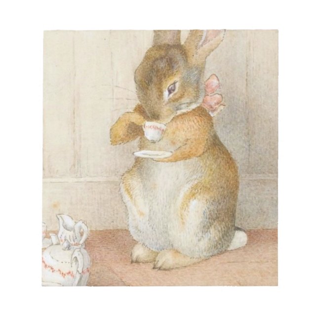 Bloc De Notas Fiesta del té de conejo - Beatrix Potter (Frente)